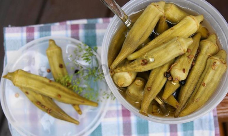 Рецепт маринованной бамии со специями