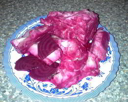 Маринованная капуста с чесноком