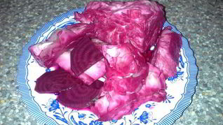 Маринованная капуста с чесноком