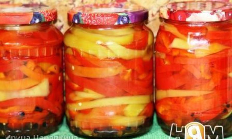 Рецепт маринованной соломки из болгарского перца