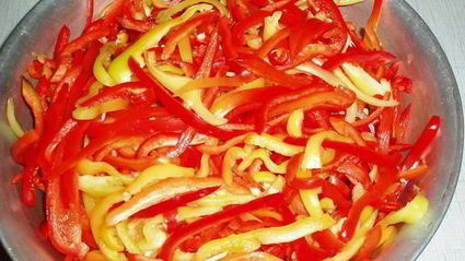 маринованная соломка из болгарского перца