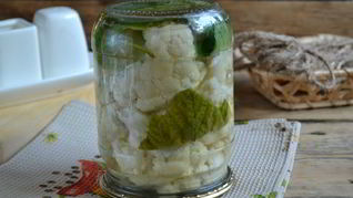 Маринованная цветная капуста на зиму без стерилизации