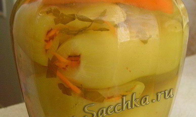 Рецепт маринованного перца с морковью