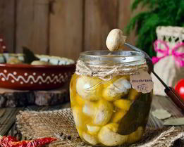 Маринованные грибы шампиньоны