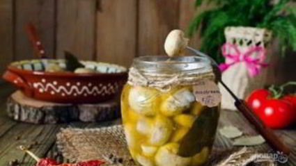маринованные грибы шампиньоны