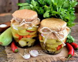 Маринованные кабачки Пальчики оближешь на зиму