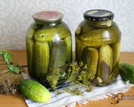 Маринованные огурцы с имбирем