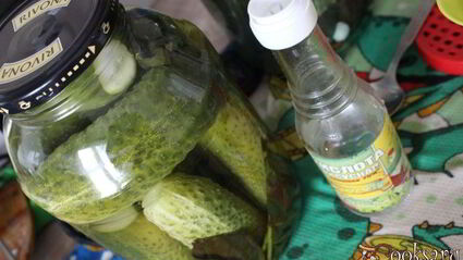 маринованные огурцы с имбирем