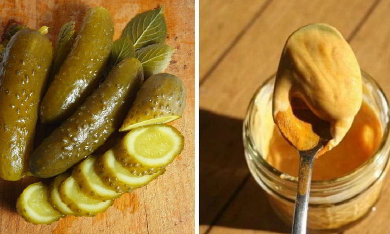 Рецепт маринованных огурцов с куркумой и горчицей