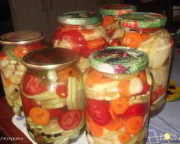 Маринованные овощи Краски лета