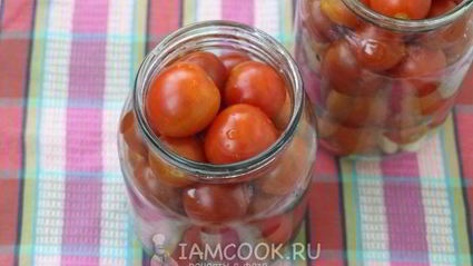 маринованные помидоры черри на зиму