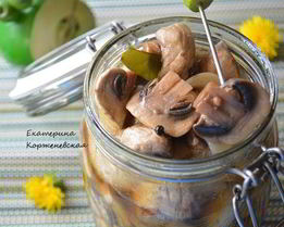 Маринованные шампиньоны 4-х минутки