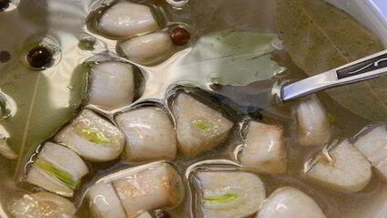 маринованные шампиньоны 4-х минутки