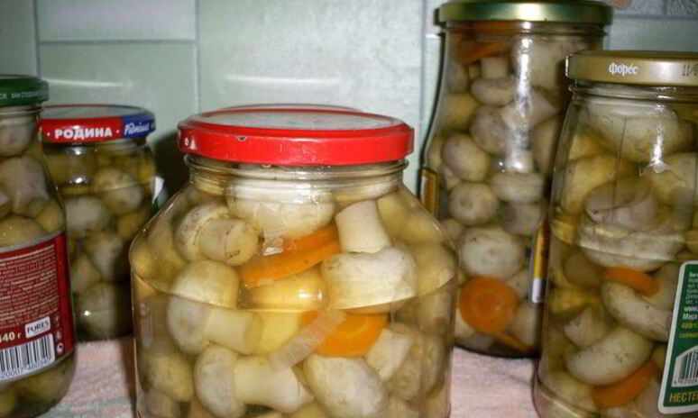 Рецепт маринованных шампиньонов новогодних