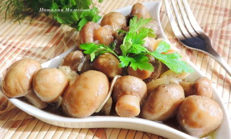 Рецепт маринованных шампиньонов за 20 минут