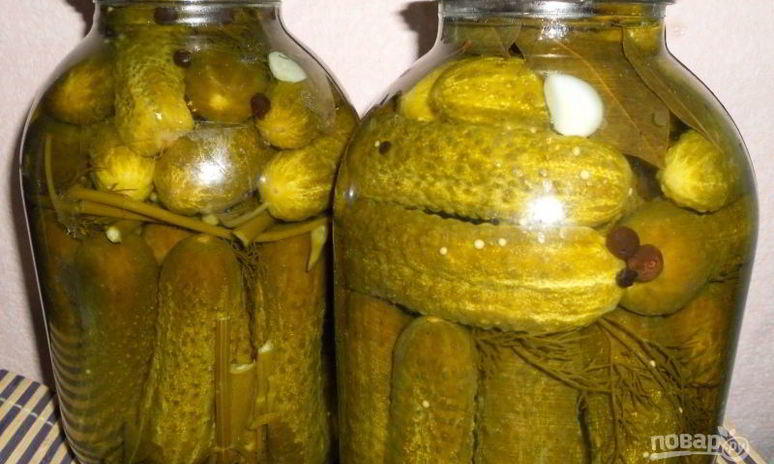 Рецепт маринованных соленых огурцов