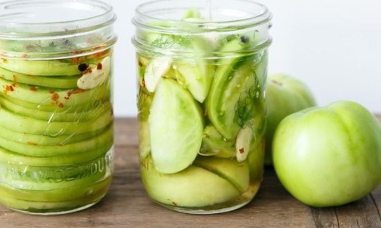 Рецепт маринованных зеленых помидоров