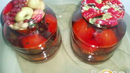 помидоры маринованные с базиликовым ароматом