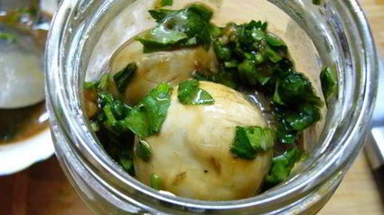 шампиньоны маринованные