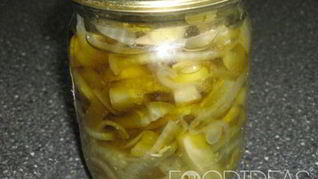 Огурцы с луком на зиму