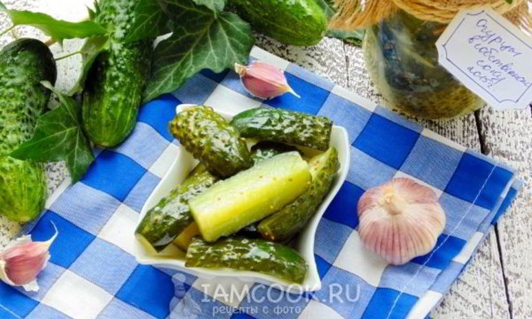 Рецепт огурцов в собственном соку на зиму