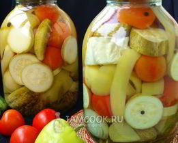Овощное ассорти на зиму