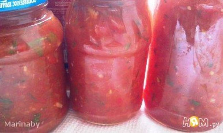 Рецепт приправы из помидоров и перца болгарского