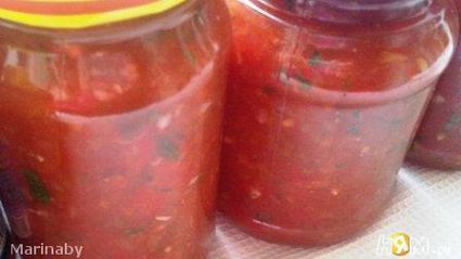 приправа из помидоров и перца болгарского