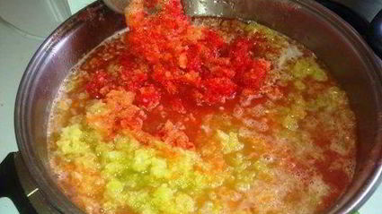 приправа из помидоров и перца болгарского