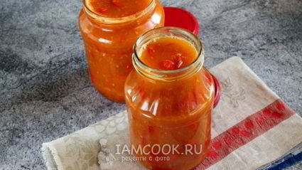 сладкий перец в помидорах без масла на зиму