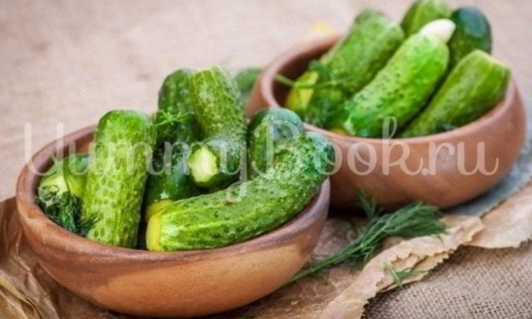 Рецепт малосольных огурцов