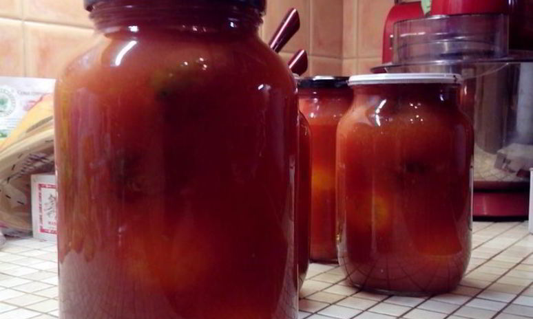 Рецепт помидоров в собственном соку