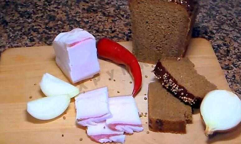 Рецепт сала в рассоле с чесноком