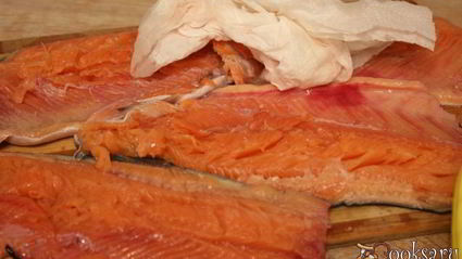 слабосоленая форель