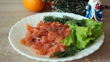 слабосоленая форель