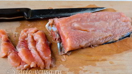 соленая горбуша под семгу