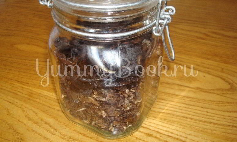Рецепт сушеных грибов
