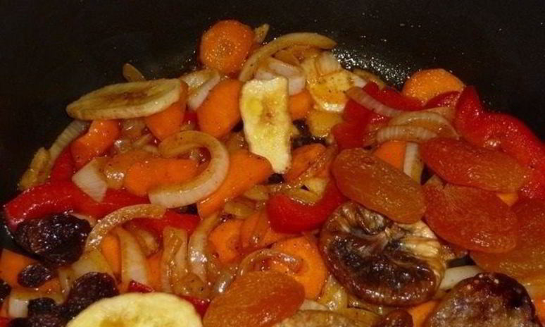 Рецепт тушеных сухофруктов