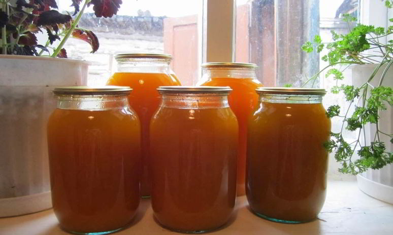 Рецепт тыквенного сока на зиму