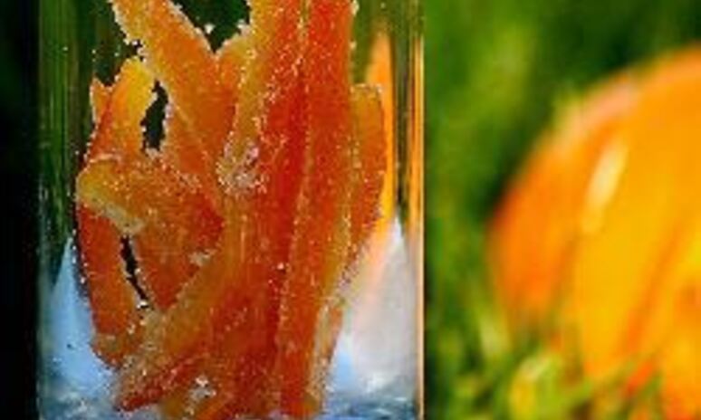 Рецепт апельсиновых цукатов