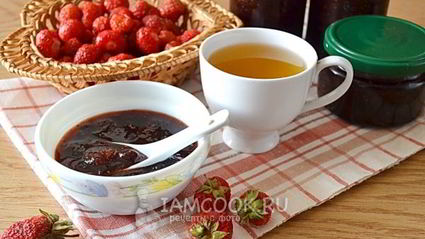 густое варенье из клубники