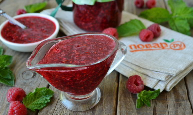 Рецепт малинового варенья без варки на зиму