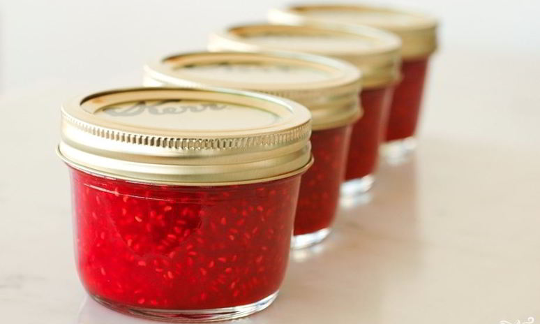 Рецепт малинового конфитюра