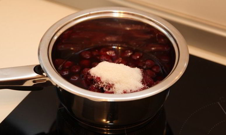 Рецепт шоколадна-вишневого варенье