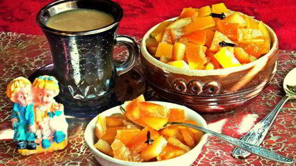 варенье из апельсиновых корочек с имбирем