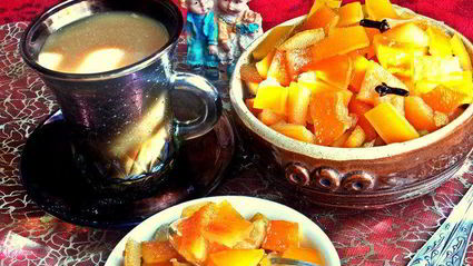 варенье из апельсиновых корочек с имбирем