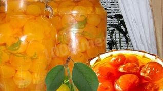 Варенье из белой черешни