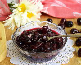 Варенье из черешни без косточек Пятиминутка