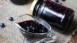 Варенье из черники пятиминутка