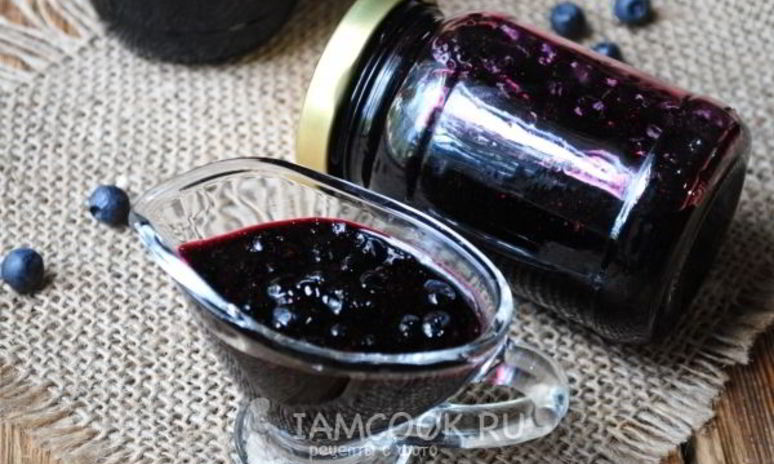 Рецепт варенья из черники пятиминутка